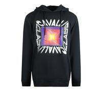 Asymmetric Box Design Black Hoodie Cavalli Class Black XL