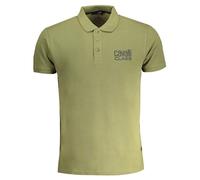 Cavalli Class Mens Bold Logo Green Polo Shirt - Size X-Large