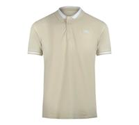 Cavalli Class Men's Bold Stripe Beige Sand Polo Shirt | Size: 2XL Cavalli Class Beige 2XL