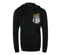 Cavalli Class Men's Bold Tiger Graphic Logo Black Zip-Up Hoodie | Size: Large Cavalli Class Black L