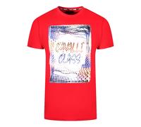 Cavalli Class Mens Box Logo Red T-Shirt Cotton - Size 2XL