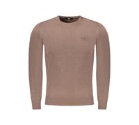 Cavalli Class Mens Crew Neck Knitwear Casual Style - Grey Cashmere - Size Medium