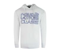 Cavalli Class Mens Floral Logo Hoodie SY999