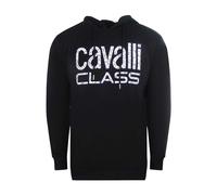 Cavalli Class Mens Floral Logo Hoodie SY999