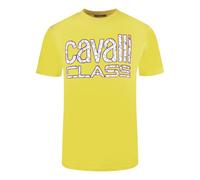 Cavalli Class Mens Floral Logo T-Shirt SY314