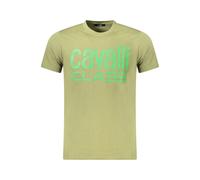 Cavalli Class Mens Logo Tee - Sage Green Cotton - Size 2XL