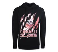 Peeking Tiger Design Black Hoodie Cavalli Class Black XL