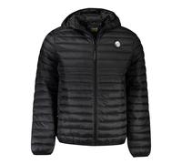 Cavalli Class Mens Plain Quilted Black Jacket - Size 2XL