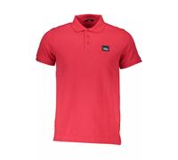 Cavalli Class Mens Polo Shirt Red Ca21295 - Poppy Cotton - Size Large