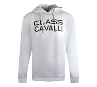 Cavalli Class Mens Reversed Logo Hoodie SY353