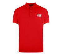 Cavalli Class Men's Short Sleeve Regular Fit Polo Shirt in Red | Size: XL Cavalli Class Red XL