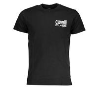 Cavalli Class Mens Small Bold Logo Black T-Shirt - Size 2XL