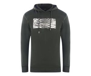 Cavalli Class Mens Zebra Print Logo Hoodie SY1214