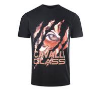 Cavalli Class Peeking Tiger Design T Shirt - Black - XL
