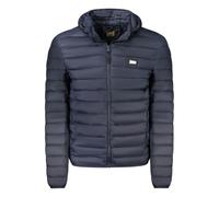 Cavalli Class Polyester Jacket with Zip Closure and Pockets - Blue - 2XL