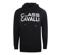 Cavalli Class Reverse Logo Black Hoodie