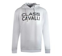 Cavalli Class Reverse Logo Hoodie - White - XXL