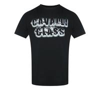 Cavalli Class Smoke Bold Logo Black T-Shirt - XXL - XXL