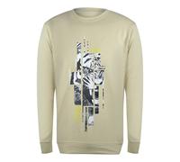 Cavalli Class Splintered Tiger Logo Beige Sweatshirt - XXL