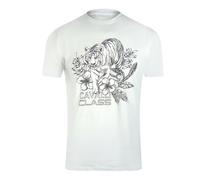 Cavalli Class Tiger Floral Logo White T-Shirt - XXL - XXL