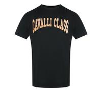 Cavalli Class Varsity Logo Black T-Shirt - XXL - XXL