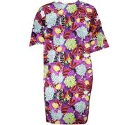 Cavalli Class Womens Floral Print Silk Mini Dress - Purple Cotton - Size X-Small