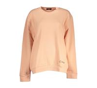 Cavalli Class Womens Peach Knitwear Crewneck Sweatshirt Cotton - Size Large