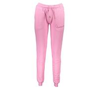Cavalli Class Womens Relaxed Fit Cotton Sweatpants - Light Pink - Size Medium