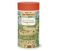 Cavallini 1000 Piece Puzzle, Map of San Francisco (PZL/SFMAP)