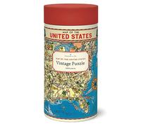 Cavallini 1000 Piece Puzzle, Map of USA (PZL/USMAP)