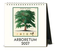 Cavallini 2027 Arboretum Easel Desk Calendar, 6x6.5 Inches, 12 Month