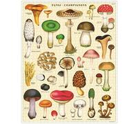 Cavallini & Co. 1000 Piece Vintage Puzzle, Mushrooms (PZL/MUSH)