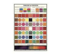 Cavallini & Co. Decorative Paper Sheet 20"x28"- Color Chart