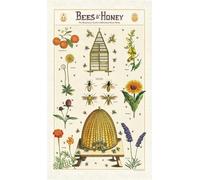 Cavallini Papers & Co. Bees & Honey Tea Towel, Multi