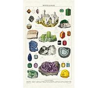 Cavallini Papers & Co Cavallini Vintage Mineralogy Cotton Tea Towel, Mineolog