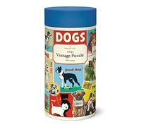 Cavallini Papers & Co. Dogs 1000-Piece Jigsaw Puzzle, Multi-Colour