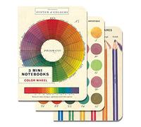 Cavallini Papers & Co., Inc. Color Wheel Mini Notebooks 4 x 5.5