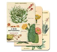 Cavallini Papers & Co., Inc. Succulents Mini Notebooks 4 x 5.5