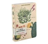 Cavallini Papers & Co., Inc. Succulents Mini Notebooks 4 x 5.5