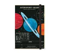 Cavallini Papers & Co Notebook Astronomy 256 Pages Featuring Classic Cream Lined Paper Stock, 4 x 6