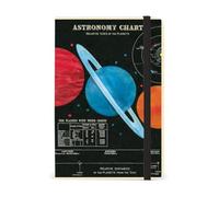 Cavallini Papers & Co Notebook Astronomy 256 Pages Featuring Classic Cream Lined Paper Stock, 4 x 6