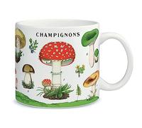 Cavallini Vintage Mug, Ceramic Mug, Mushroom Design