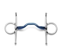Cavalon Full Cheek Low Port Mullen Sweet Iron Snaffle Bit (4.75")