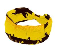 Cavalry Battlefield Silhouettes Women’s Headbands Elastic Wide Turban Headband Soft Head Bands Non Slip Hairband for Yoga Workout Sport Running