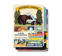 CAVANILLI & CO. National Parks Mini Notebooks, Multicolor