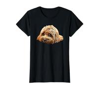 Cavapoo Cavoodle Cockerpoo Puppy Designer Dog Poodle Mix Value Graphic T-Shirt, Women, Black, XL