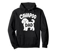 Cavapoo Dad Cute Dog Owner Doodle Puppy Father Humor Doggy Pullover Hoodie