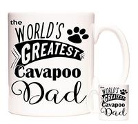 Cavapoo Dad Mug. World's Greatest Cavapoo Dad Gift Mug. Coffee Mug for Cavapoo Dog Owners. Tea Mug for Cavapoo Dads