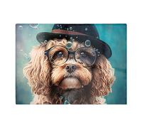 Warren Reed Designer Cavapoo Dog Splashart Chopping Board