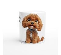 Cavapoo Funny Dog Gift Ceramic Mug/Coffee Cup
